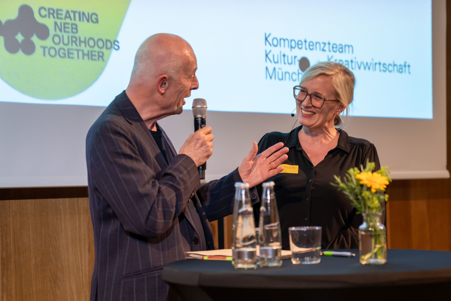 Prof. Hans Joachim Schellnhuber und Christina Schepper-Bonnet im Gespräch